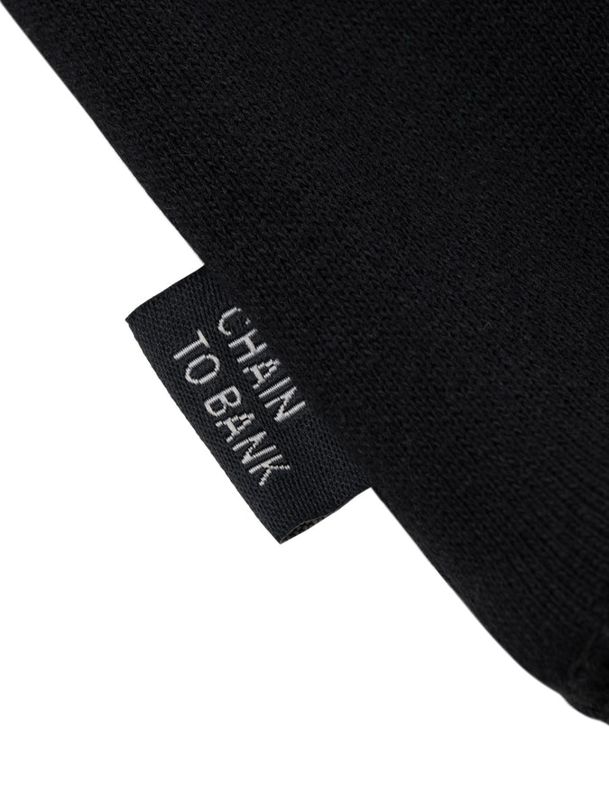 Chain To Bank Classic FT Shield Logo Hoodie Fall 2026 | BLACK