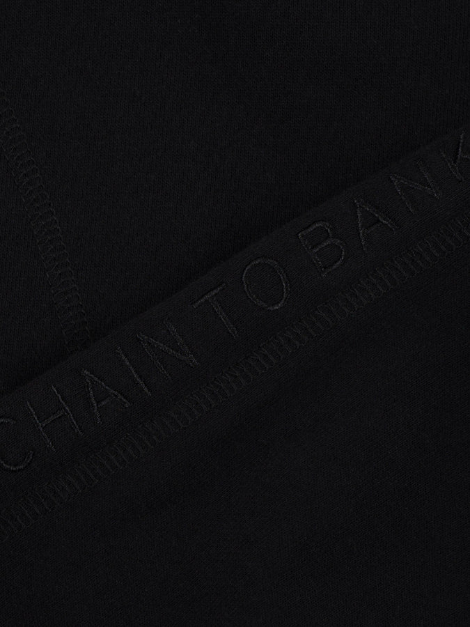 Chain To Bank Classic FT Shield Logo Zip Hoodie Fall 2027 | BLACK