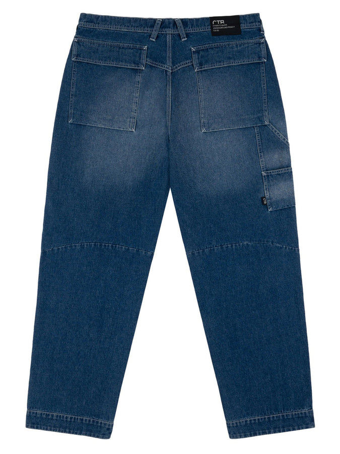 Chain To Bank Oil Fields Articulated Jeans Fall 2026 | LIGHT INDIGO WASH