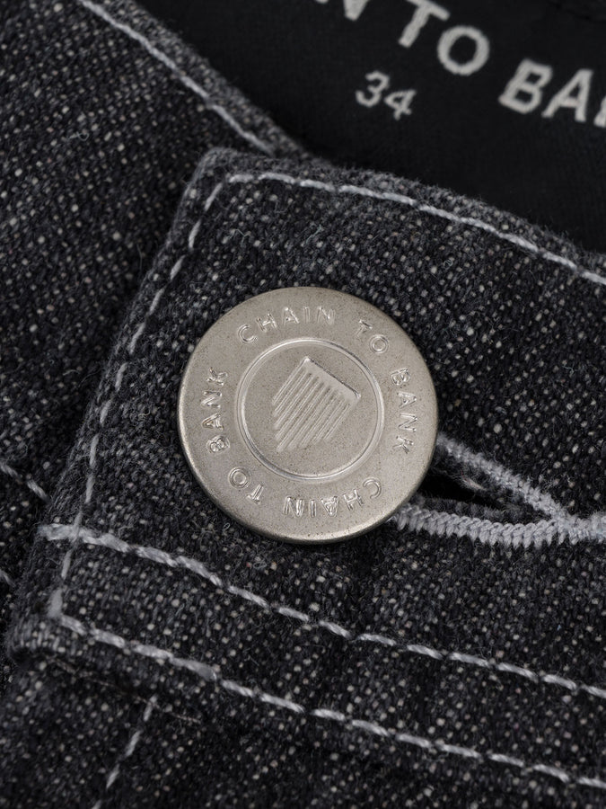 Chain To Bank Oil Fields Articulated Jeans Holiday 2025 | BLACK WASH