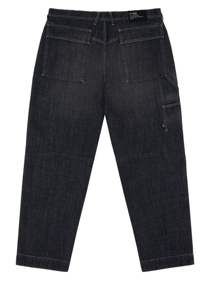 Chain To Bank Oil Fields Articulated Jeans Fall 2026 | BLACK WASH