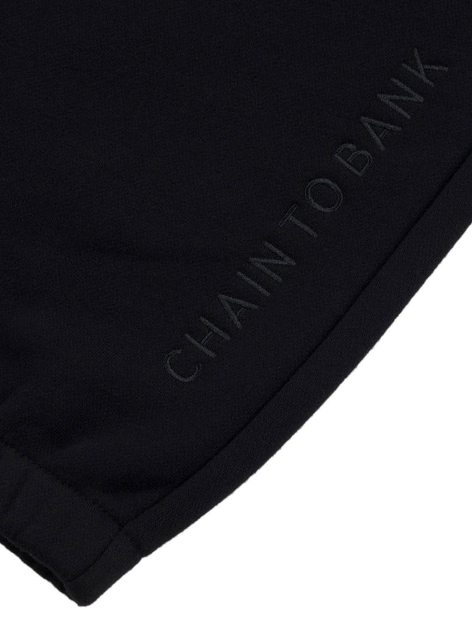 Chain To Bank Classic FT Shield Jogger Pants Fall 2027 | BLACK