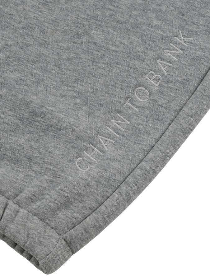 Chain To Bank Classic FT Shield Jogger Pants Fall 2027 | HEATHER GREY