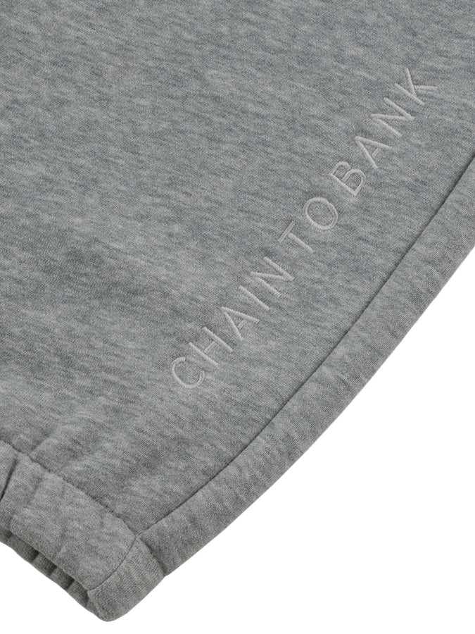 Chain To Bank Classic FT Shield Jogger Pants Holiday 2025 | HEATHER GREY