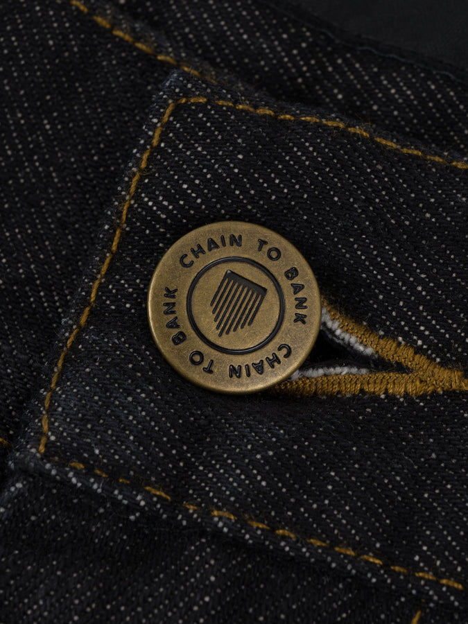 Chain To Bank Billions Baggy Fit Jeans Holiday 2025 | MEDIUM BLACK WASH