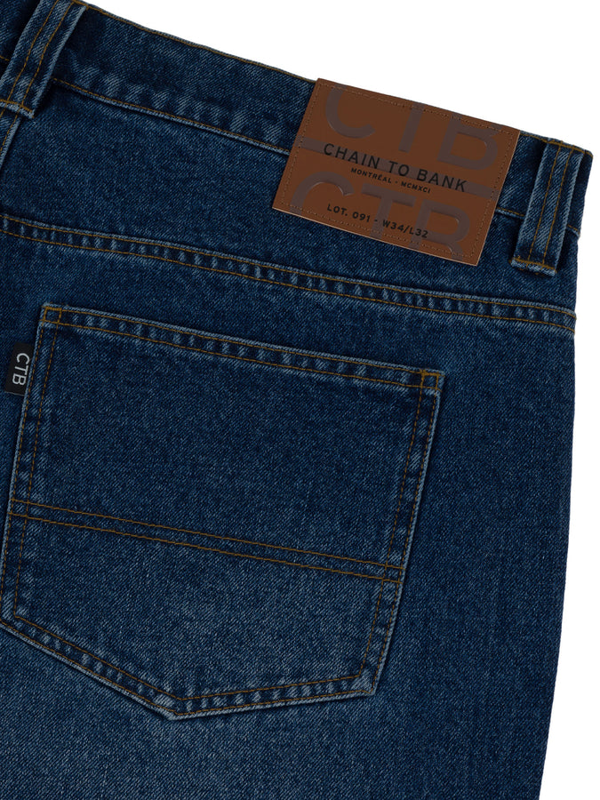 CTB Millions Roomy Fit Ripped Distressed Jeans Holiday 2025 | RIPPED DISTRESSED INDIGO WASH