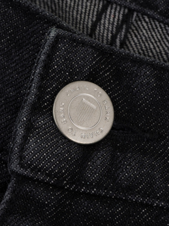 Chain To Bank Millions Roomy Fit Distressed Jeans Fall 2027 | DISTRESSED BLACK WASH