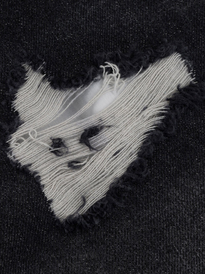 CTB Millions Roomy Fit Ripped Distressed Jeans Fall 2026 | RIPPED DISTRESSED BLACK WASH