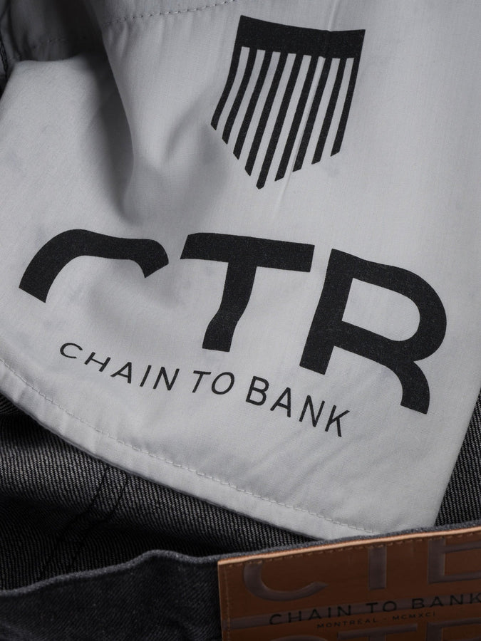 Chain To Bank Millions Roomy Fit Distressed Jeans Fall 2027 | DISTRESSED BLACK WASH