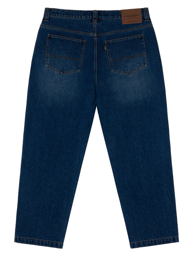 Chain To Bank Millions Roomy Fit Distressed Jeans Fall 2027 | DISTRESSED INDIGO WASH