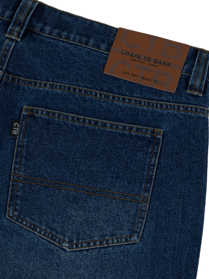 Chain To Bank Millions Roomy Fit Distressed Jeans Fall 2027 | DISTRESSED INDIGO WASH