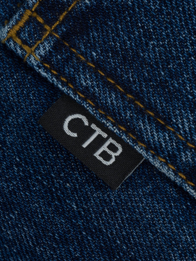 Chain To Bank Millions Roomy Fit Distressed Jeans Fall 2027 | DISTRESSED INDIGO WASH