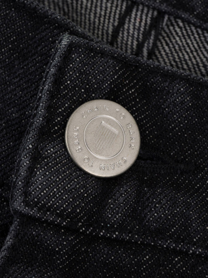 Chain To Bank Thousands Standard Distressed Jeans Fall 2027 | DISTRESSED BLACK WASH