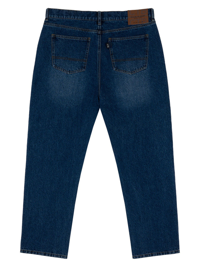 Chain To Bank Thousands Standard Distressed Jeans Fall 2027 | DISTRESSED INDIGO WASH