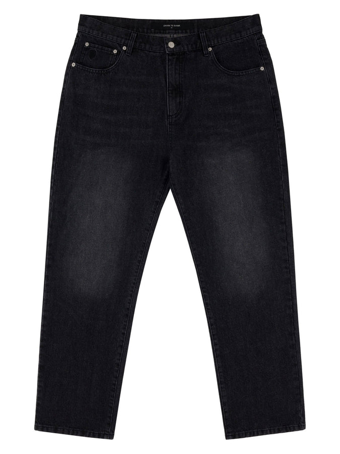 Chain To Bank Thousands Standard Distressed Jeans Fall 2027 | DISTRESSED BLACK WASH