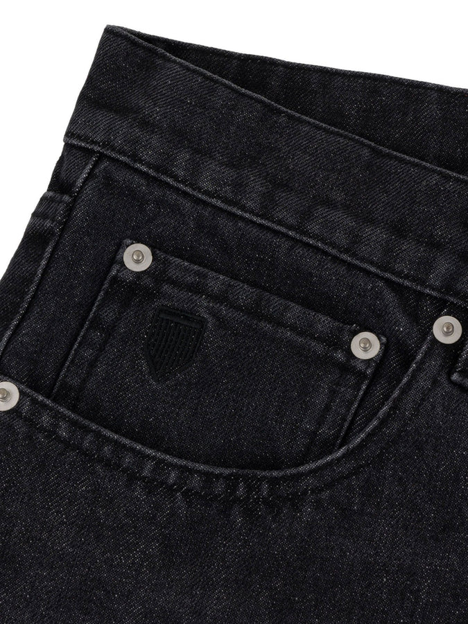 Chain To Bank Thousands Standard Distressed Jeans Fall 2027 | DISTRESSED BLACK WASH