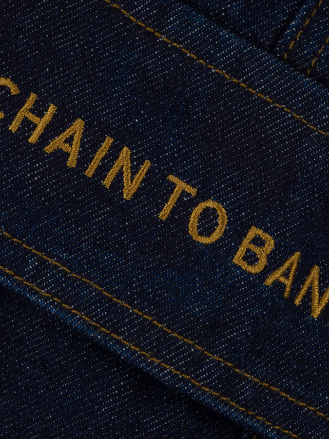 Chain To Bank Run And Gun Denim Shorts Fall 2027 | BLACK WASH