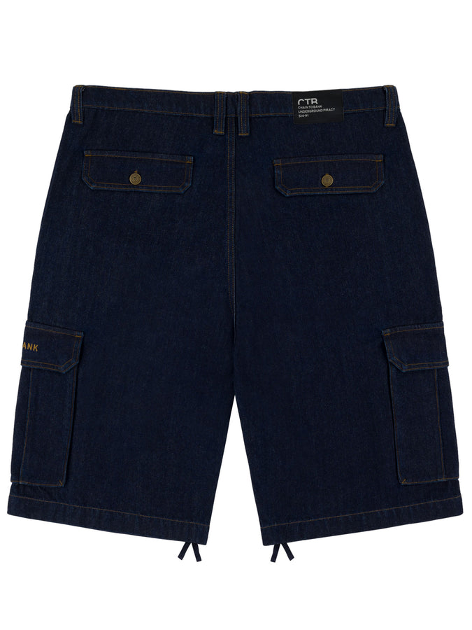 Chain To Bank Run And Gun Denim Shorts Fall 2027 | BLACK WASH