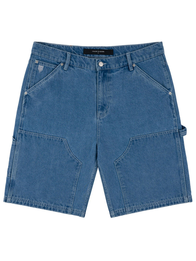 Chain To Bank Put In The Work Shorts Fall 2027 | BLUE STONE WASH