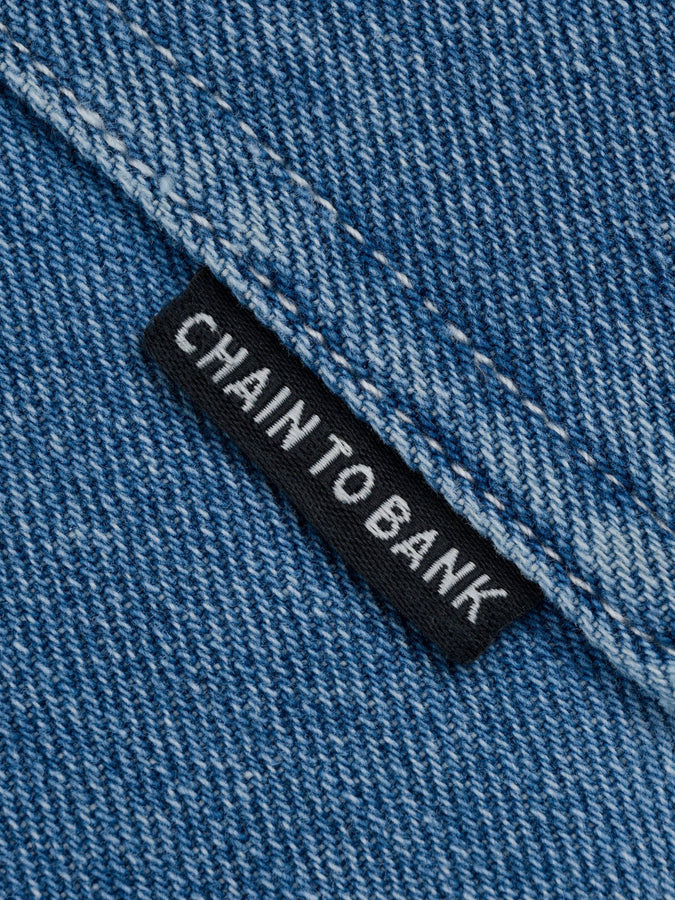Chain To Bank Put In The Work Shorts Fall 2027 | BLUE STONE WASH