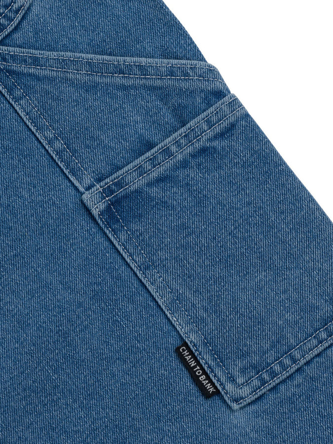 Chain To Bank Put In The Work Shorts Fall 2027 | BLUE STONE WASH