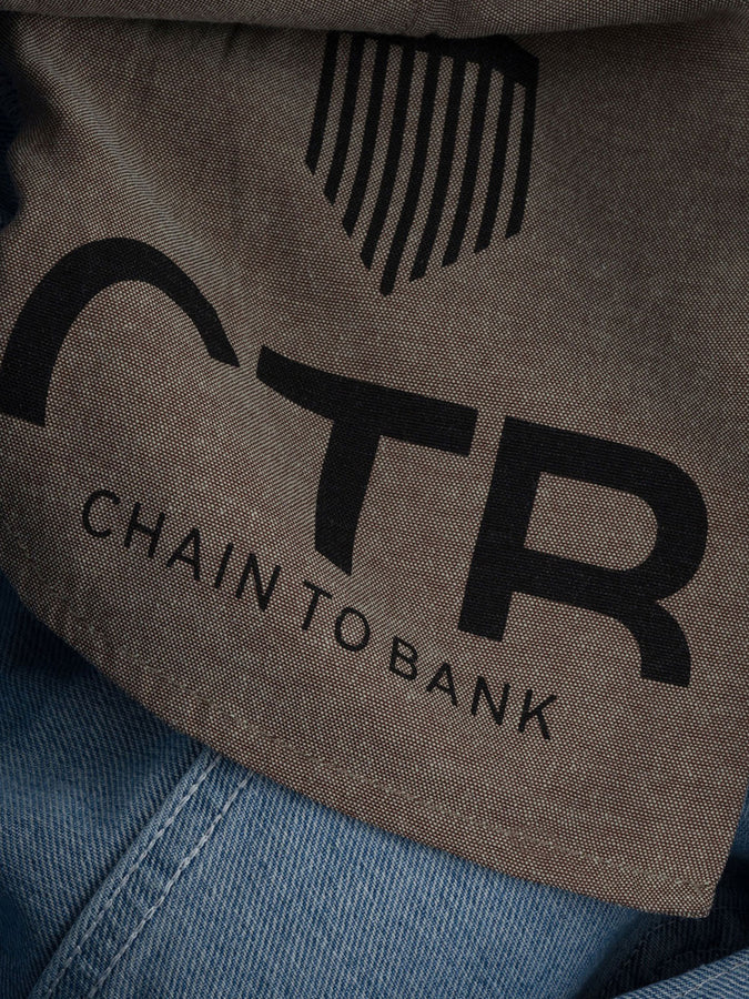 Chain To Bank Put In The Work Shorts Fall 2027 | BLUE STONE WASH