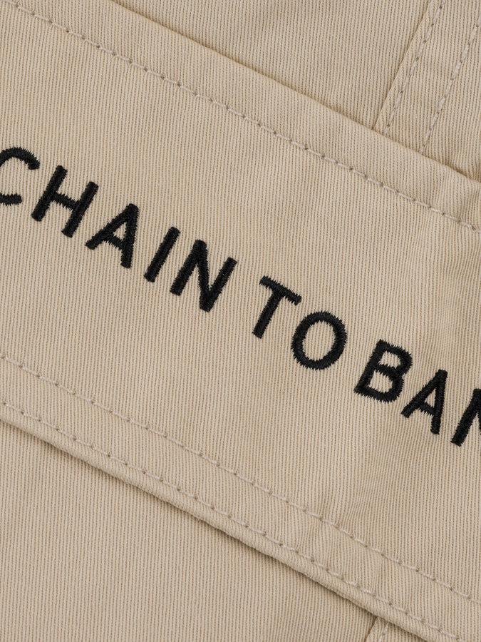 Chain To Bank Run & Gun Twill Shorts Fall 2026 | BONE