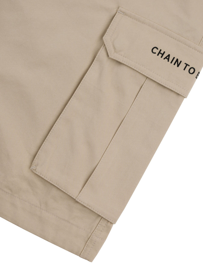 Chain To Bank Run & Gun Twill Shorts Fall 2026 | BONE