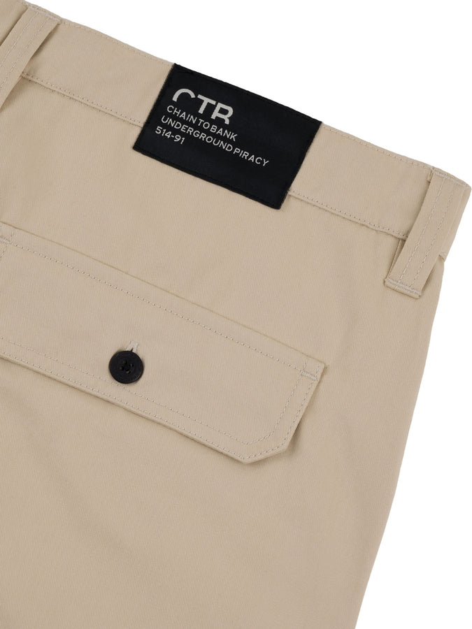 Chain To Bank Run & Gun Twill Shorts Fall 2026 | BONE