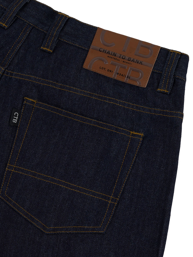 Chain To Bank Millions Baggy Fit Shorts Fall 2026 | RAW INDIGO