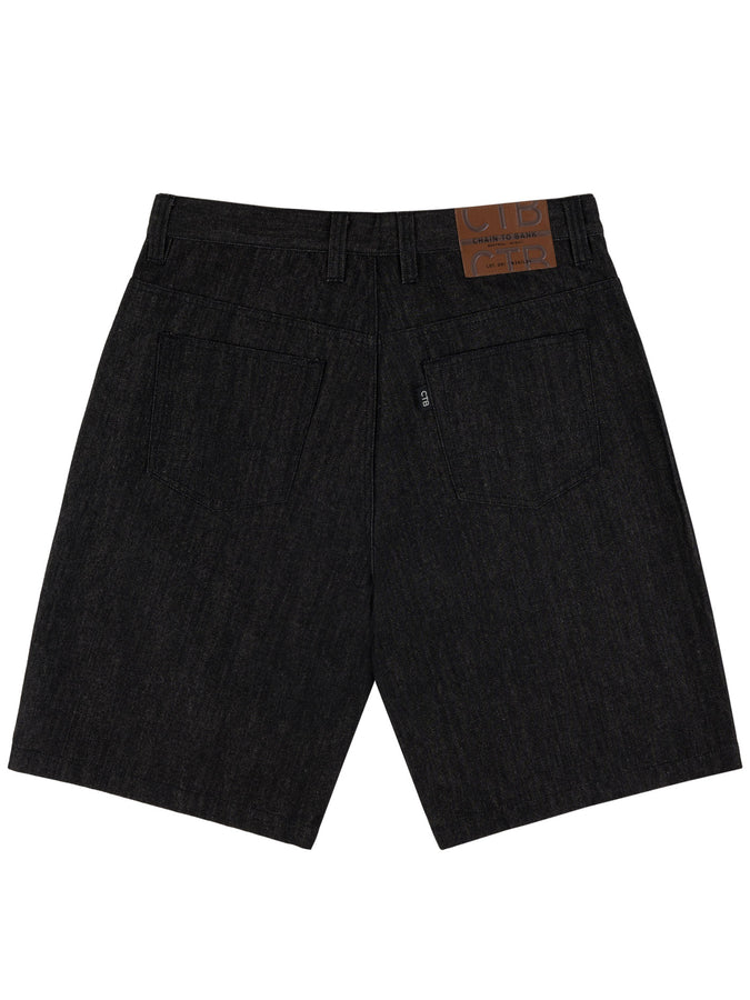 Chain To Bank Millions Baggy Fit Shorts Fall 2026 | RAW BLACK