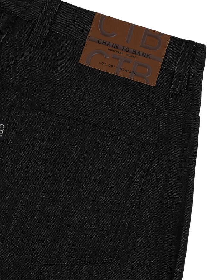 Chain To Bank Millions Baggy Fit Shorts Fall 2026 | RAW BLACK