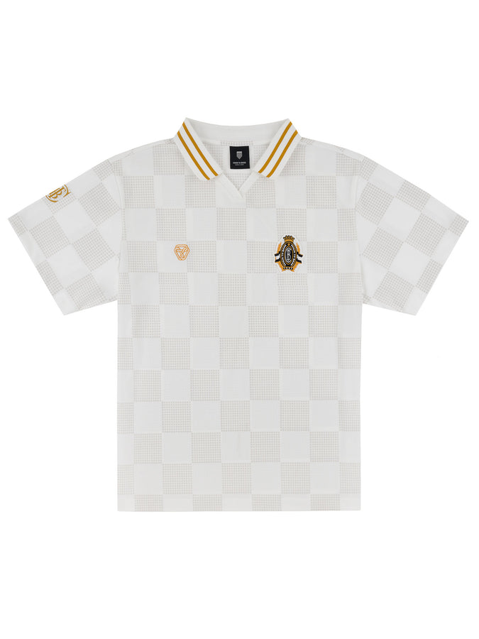 Chain To Bank Striker Soccer Jersey T-Shirt Fall 2026 | WHITE