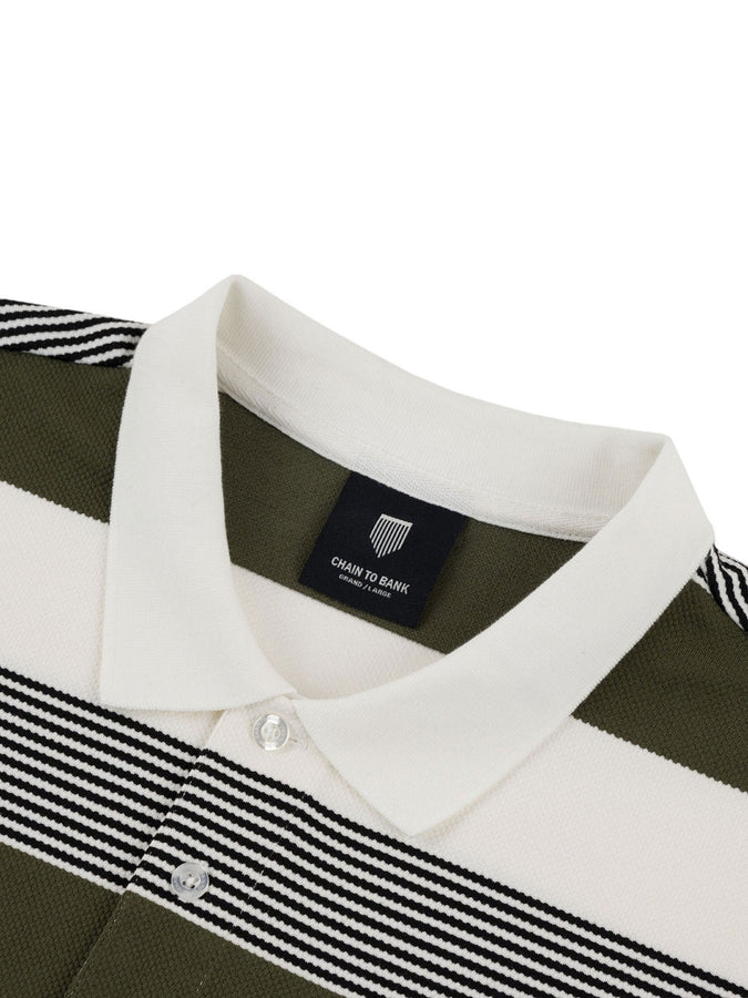 Chain To Bank Living Large Stripes Polo Fall 2026 | ARMY STRIPES