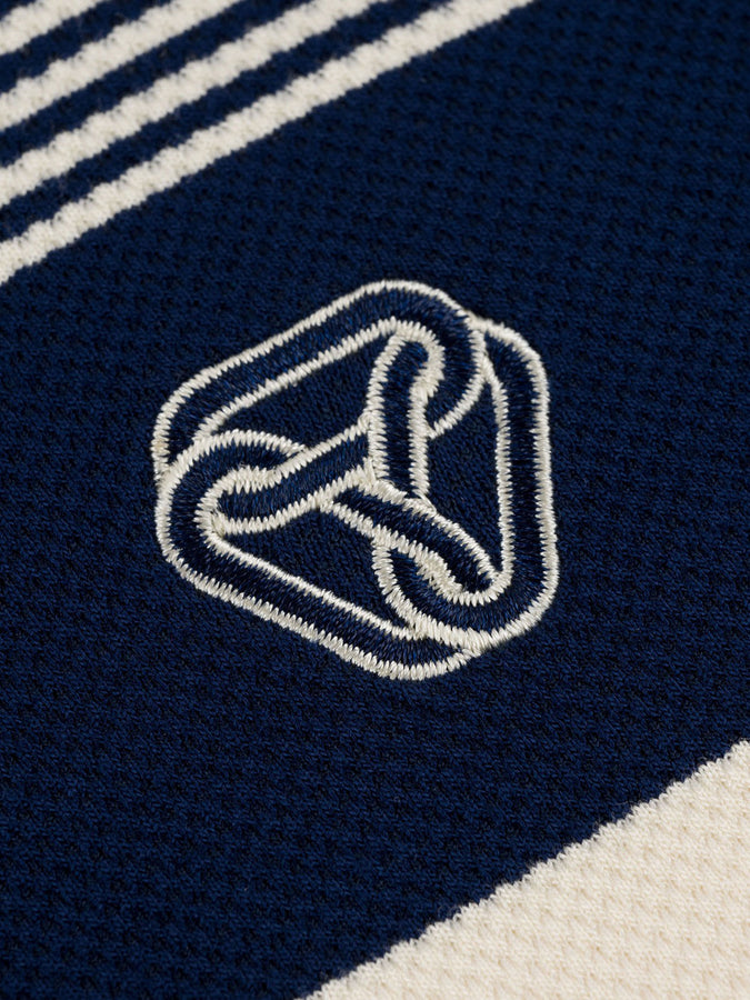 Chain To Bank Living Large Stripes Polo Fall 2026 | NAVY STRIPES