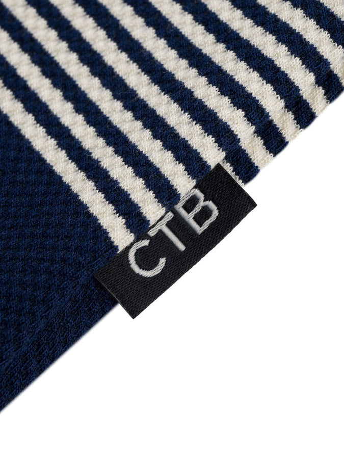 Chain To Bank Living Large Stripes Polo Fall 2026 | NAVY STRIPES