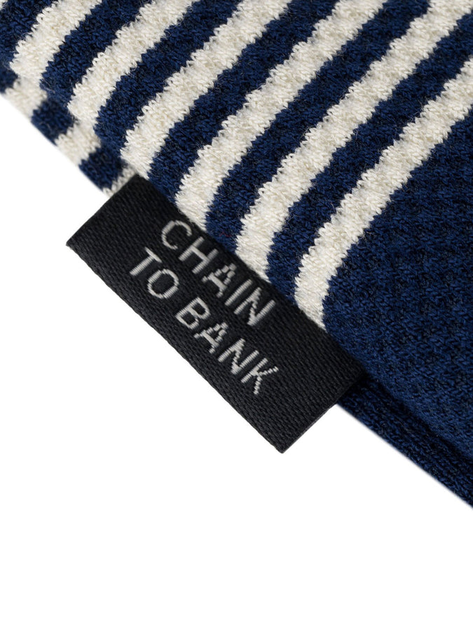 Chain To Bank Living Large Stripes Polo Fall 2026 | NAVY STRIPES