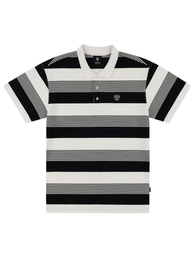 Chain To Bank Living Large Stripes Polo Fall 2026 | BLACK STRIPES
