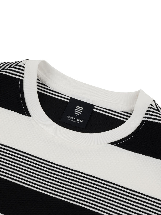 CTB Living Large Stripes Long Sleeve T-Shirt Spring 2026 | BLACK STRIPES