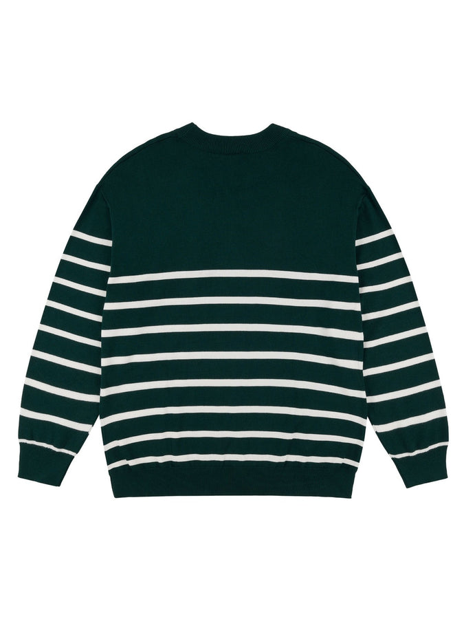Chain To Bank Jacques Cousteau Stripe Sweater Fall 2026 | GREEN