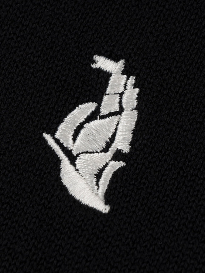 Chain To Bank Jacques Cousteau Stripe Sweater Fall 2026 | BLACK