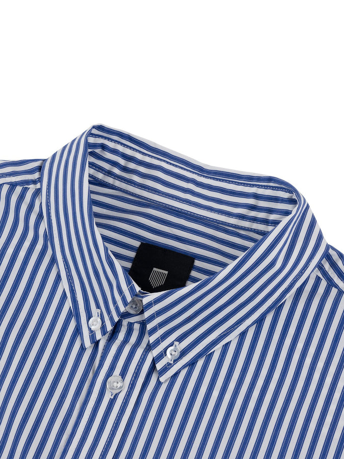 Chain To Bank Freshman Long Sleeve Buttondown Shirt Fall 2027 | NAVY STRIPES