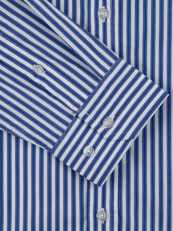 Chain To Bank Freshman Long Sleeve Buttondown Shirt Fall 2027 | NAVY STRIPES