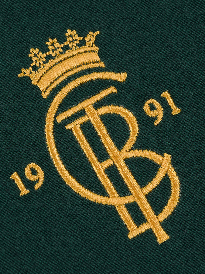 Chain To Bank Four Bars L/S Buttondown Shirt Holiday 2025 | GREEN/WHITE