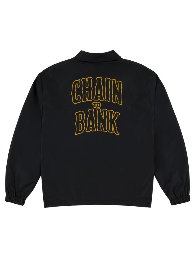 Chain To Bank Coach Dunlop Nylon Jacket Holiday 2025 | BLACK
