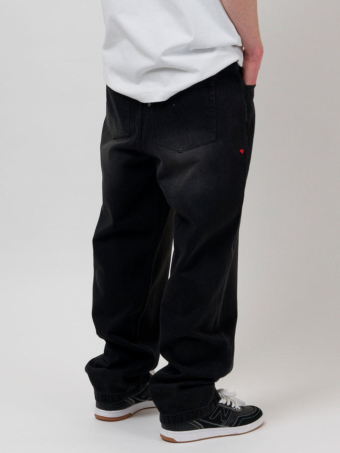 Loviah OG Baggy 5 Pocket Jeans Fall 2025 | VINTAGE SAND BLAST BLACK DENIM