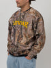 Loviah Spiky Camo Tree Crewneck Sweatshirt Fall 2025