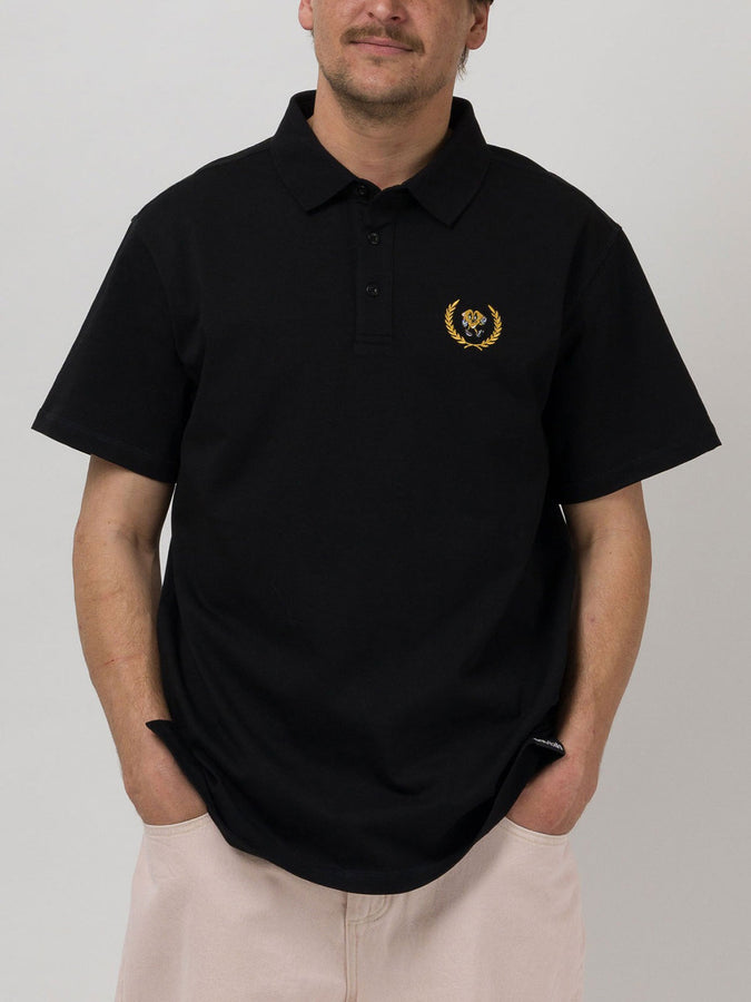 Loviah Private Member Polo Shirt Fall 2025 | BLACK