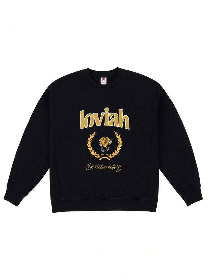 Loviah Private Club Crewneck Sweatshirt Fall 2025 | BLACK