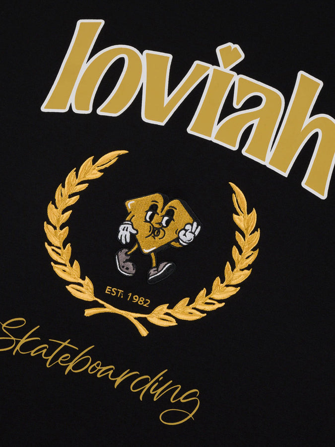 Loviah Private Club Crewneck Sweatshirt Fall 2025 | BLACK